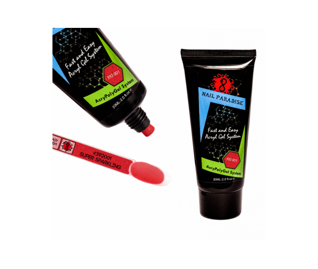 Super Sparkling AcryPolyGel with fine shimmer 392001 60ml